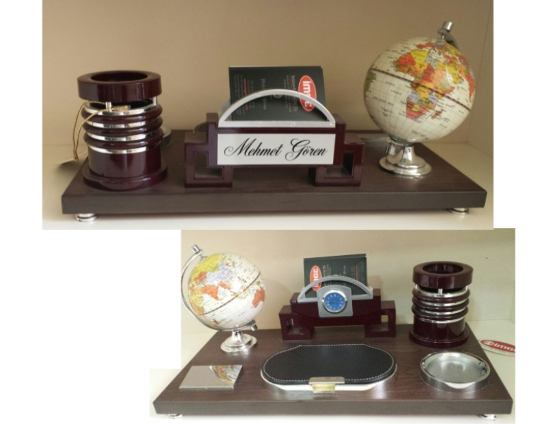 Dünyalı Ahşap  Masa Seti / Earthy wooden table set