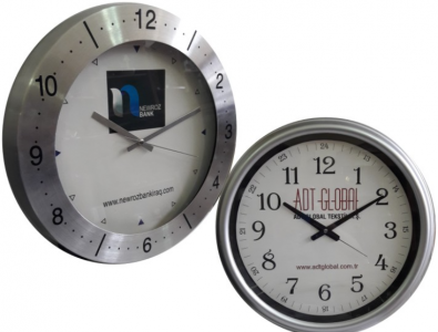 Krom Masa Saati/Chrome Clock and thermometer